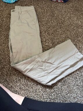 Boys Classic Khaki Pants - Neutral Beige